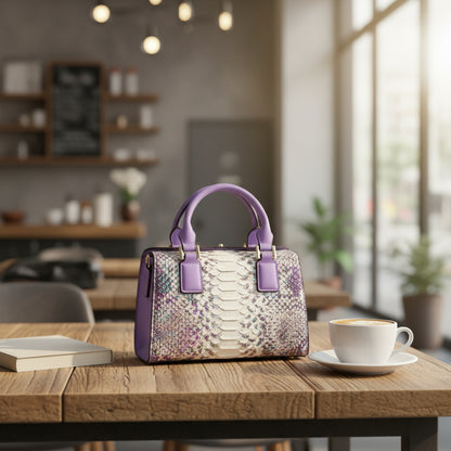 Limited edition Snake Print Handbag - Amore Milano- Luxury Hand bags netherlands