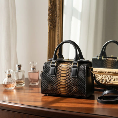 Limited edition Snake Print Handbag - Amore Milano- Luxury Hand bags netherlands