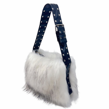 Fur Shoulder bag - Amore Milano- Luxury Hand bags netherlands
