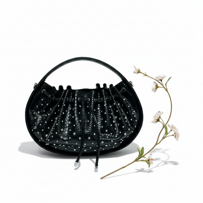 2026 Rhinestone Fashion Dumpling Bag - Amore Milano- Luxury Hand bags netherlands