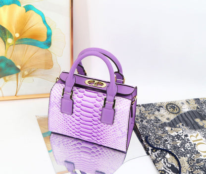 2026 Luxury Crocodile Print Handbag for Women - Amore Milano- Luxury Hand bags netherlands