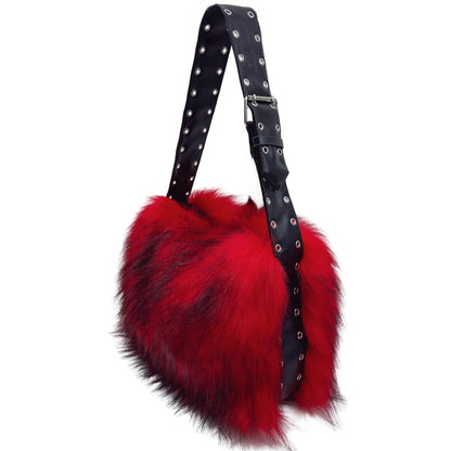 Fur Shoulder bag - Amore Milano- Luxury Hand bags netherlands