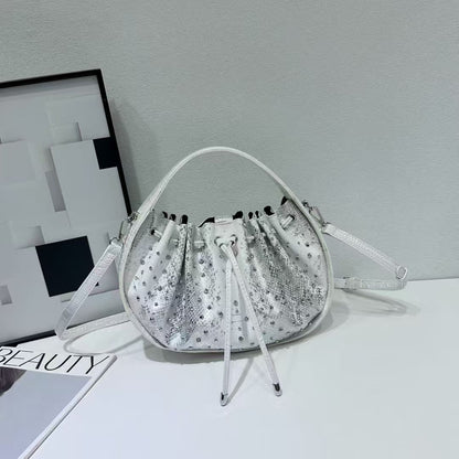 2026 Rhinestone Fashion Dumpling Bag - Amore Milano- Luxury Hand bags netherlands