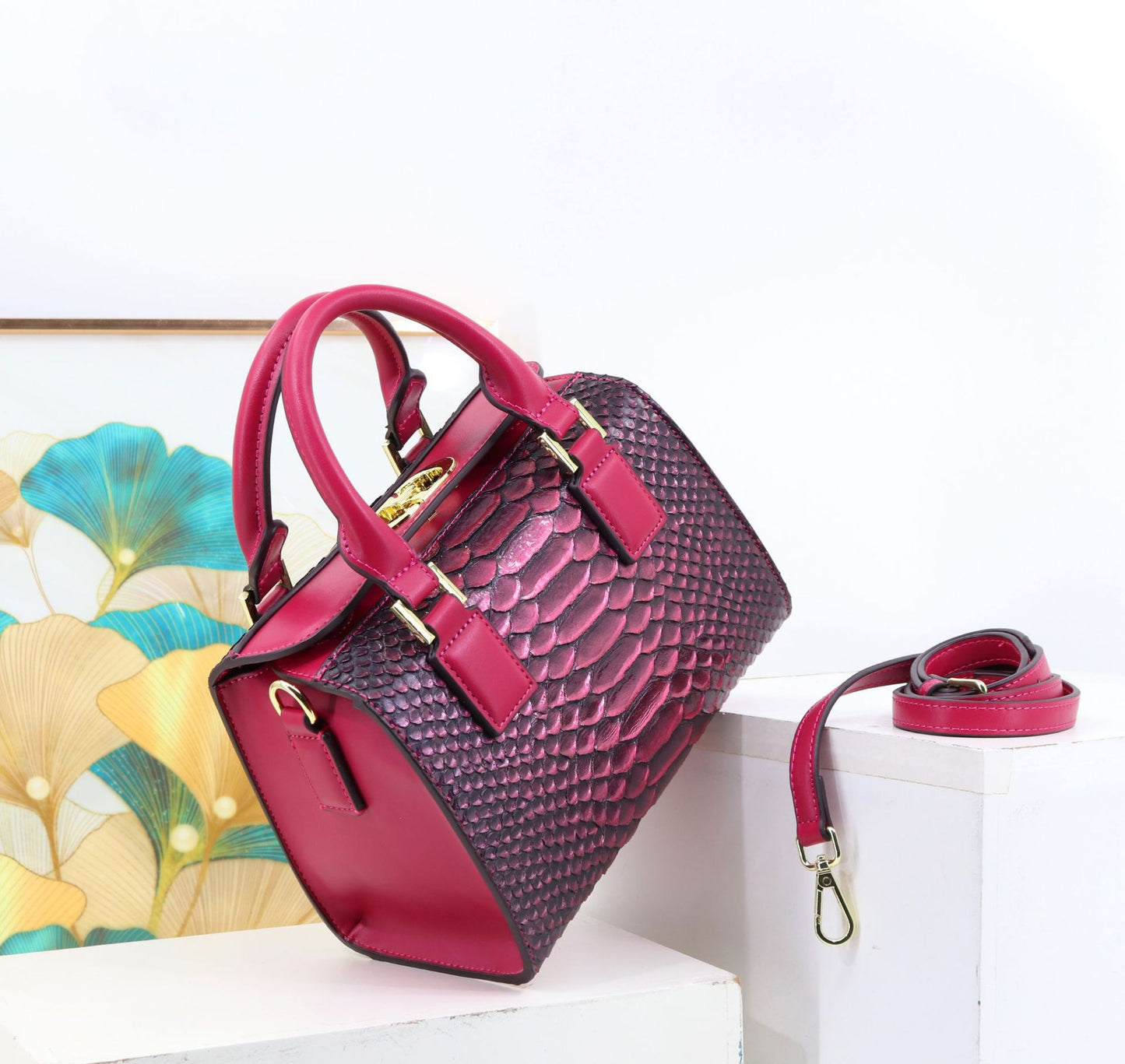 2026 Luxury Crocodile Print Handbag for Women - Amore Milano- Luxury Hand bags netherlands