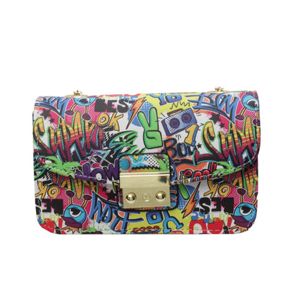New Fashion 2025 Koreaanse Stijl Graffiti Crossbody Tas - Amore Milano- Luxury Hand bags netherlands