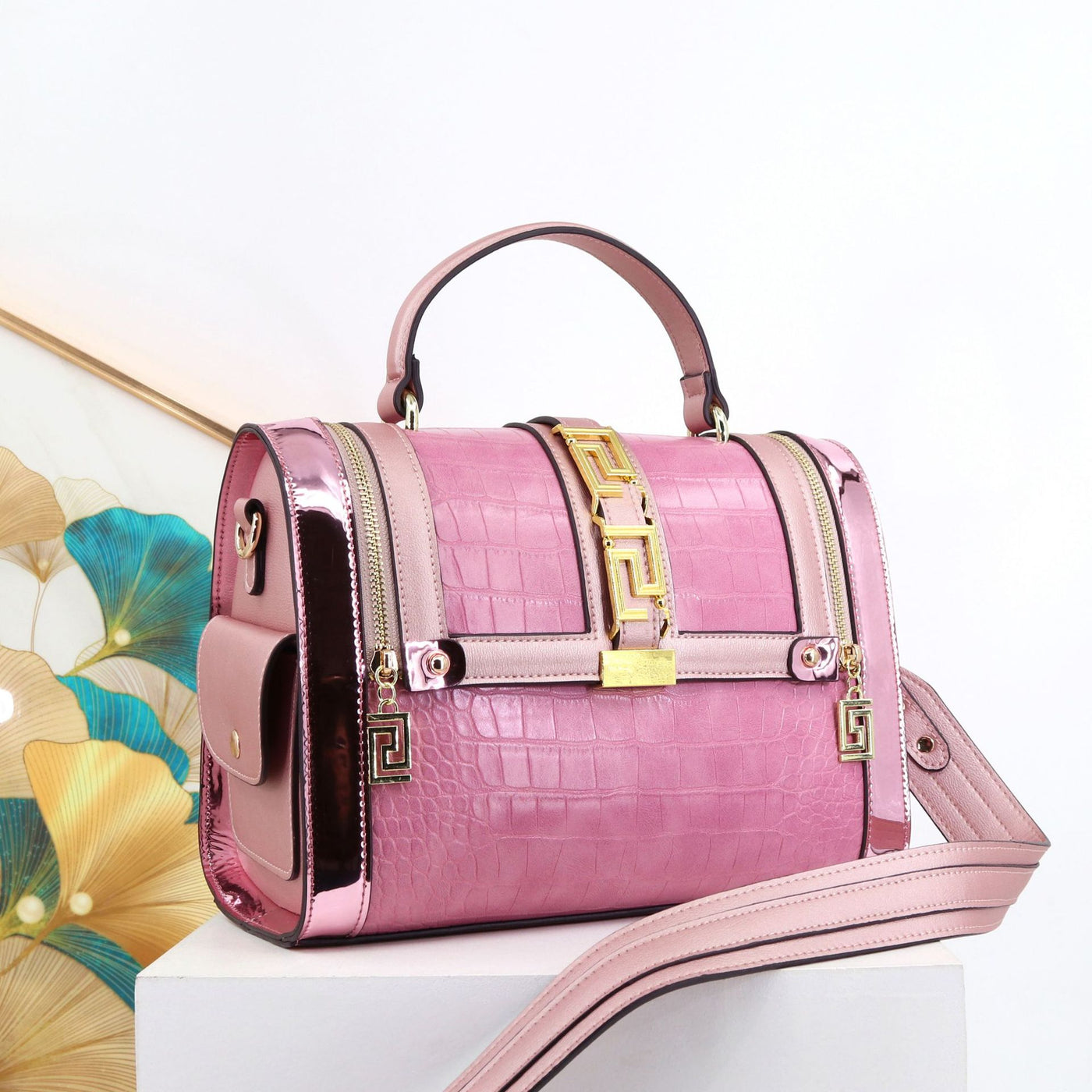 Cross-border crocodile pattern handbag - Amore Milano- Luxury Hand bags netherlands