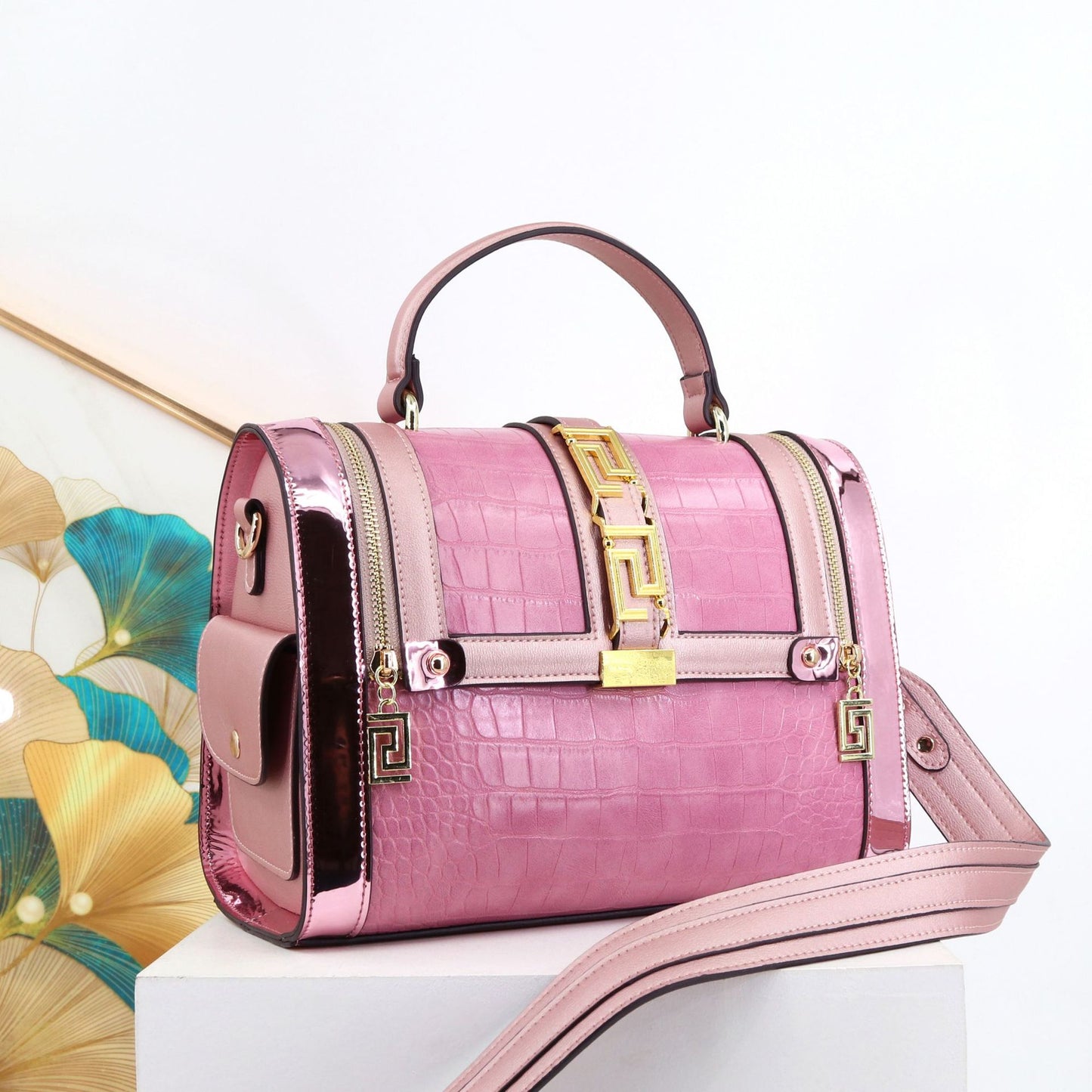 Cross-border crocodile pattern handbag - Amore Milano- Luxury Hand bags netherlands