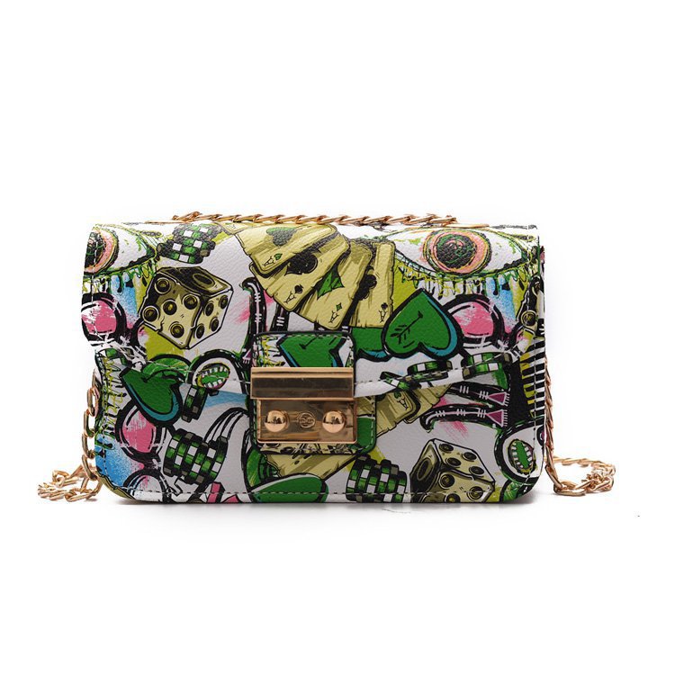 New Fashion 2025 Koreaanse Stijl Graffiti Crossbody Tas - Amore Milano- Luxury Hand bags netherlands