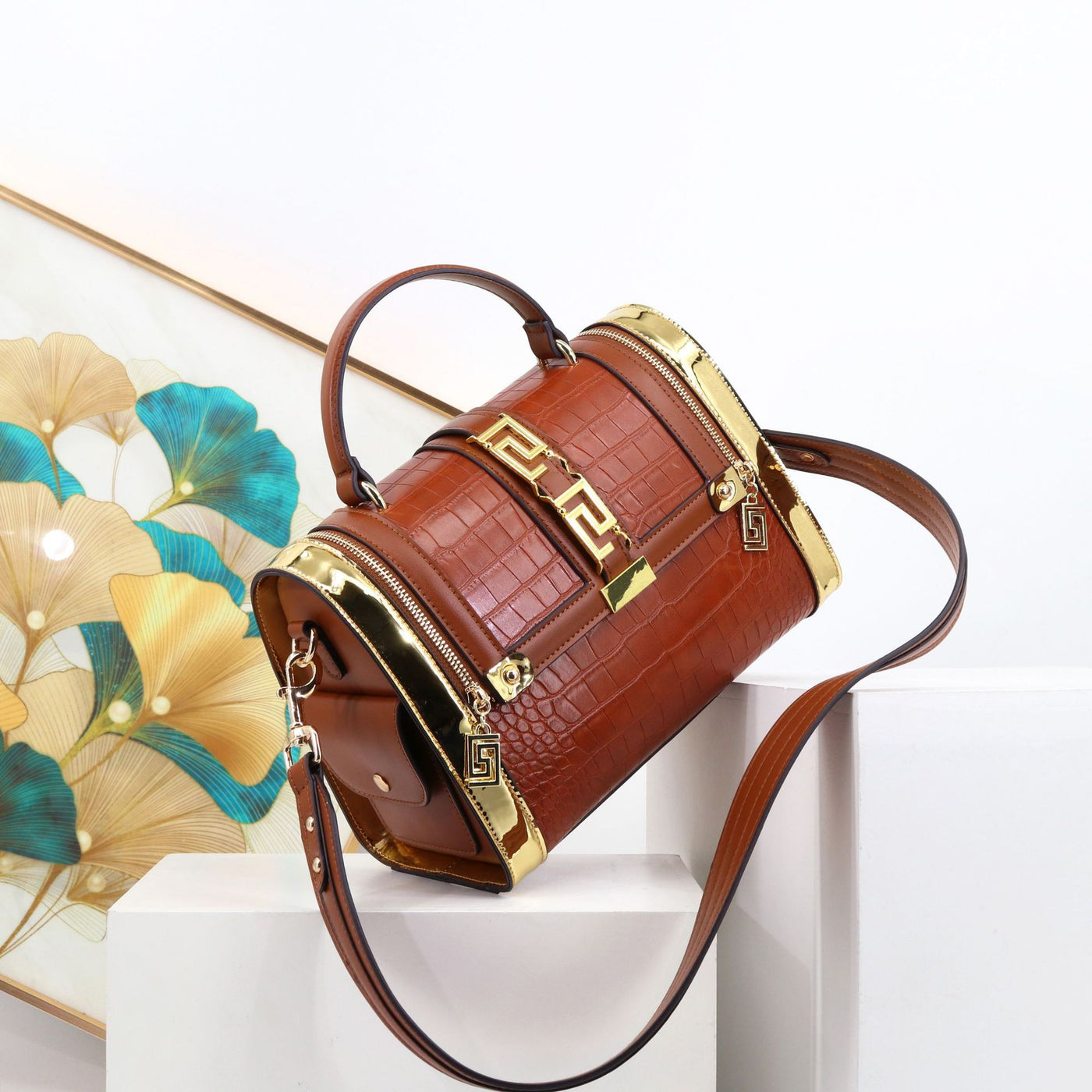 Cross-border crocodile pattern handbag - Amore Milano- Luxury Hand bags netherlands