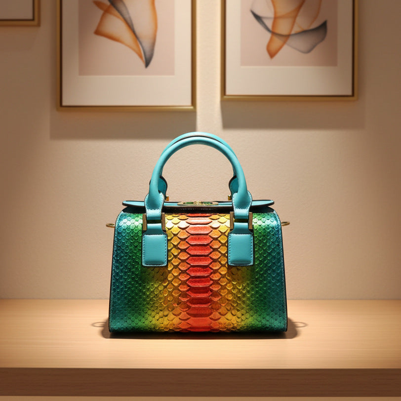 Limited edition Snake Print Handbag - Amore Milano- Luxury Hand bags netherlands