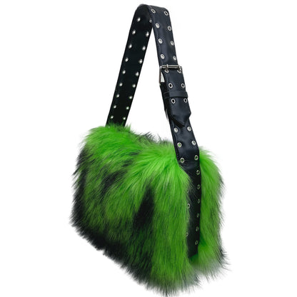 Fur Shoulder bag - Amore Milano- Luxury Hand bags netherlands