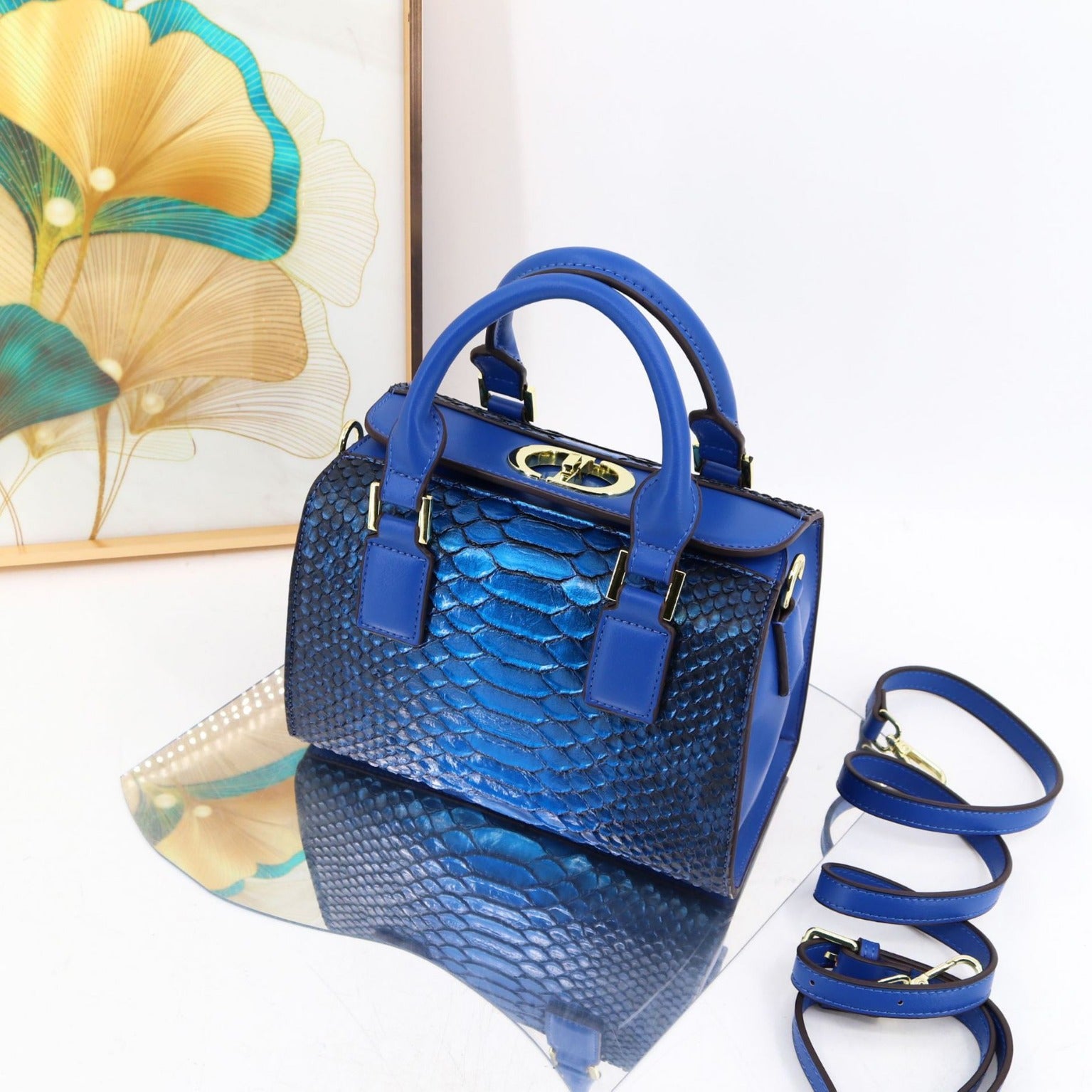 2026 Luxury Crocodile Print Handbag for Women - Amore Milano- Luxury Hand bags netherlands