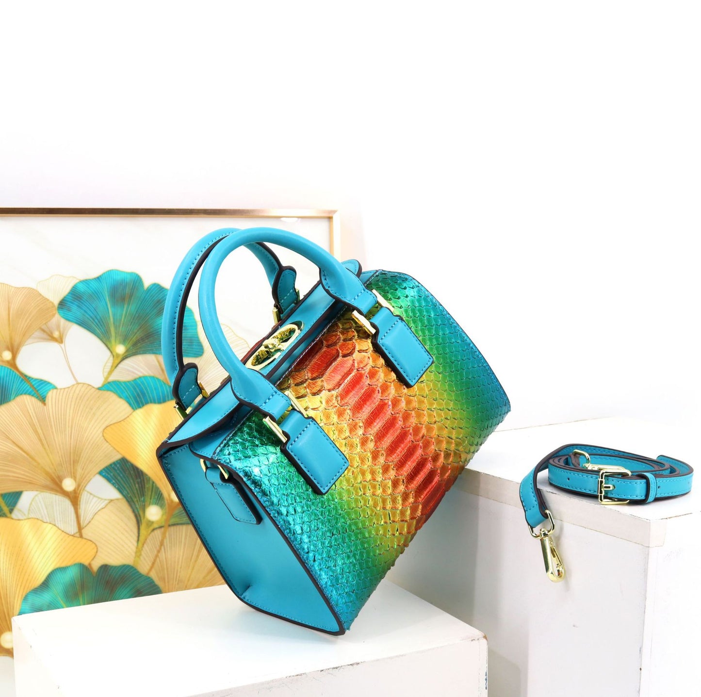 Limited edition Snake Print Handbag - Amore Milano- Luxury Hand bags netherlands