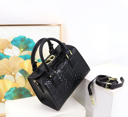 2026 Luxury Crocodile Print Handbag for Women - Amore Milano- Luxury Hand bags netherlands